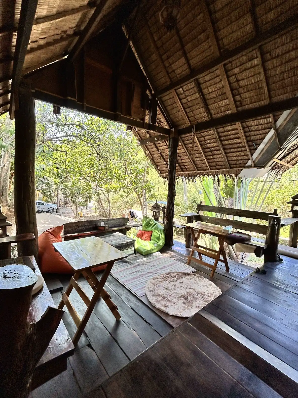 Tree Shade Lounge jungle bakery exterior